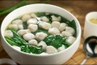 F:\2023玉振路资料\食谱图集\菠菜鱼丸汤.jpg菠菜鱼丸汤